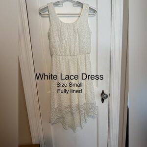 White lace dress